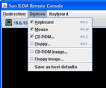 image:Example of Remote Console Devices menu