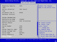 image:This figure shows the BIOS LSI MegaRAID Configuration Utility Controller Management screen.