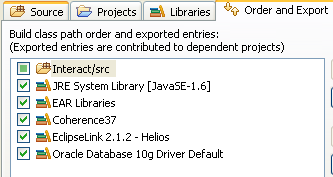 Javaビルド・パスのライブラリの順序付けとエクスポート