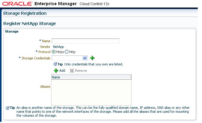 NetAppストレージ登録