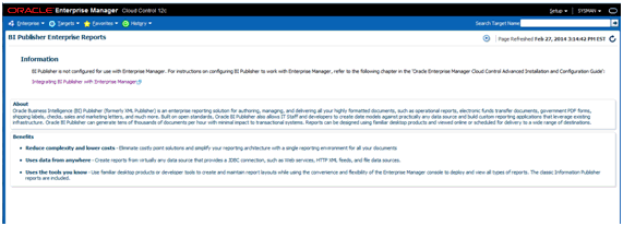 Enterprise Managerの事前統合