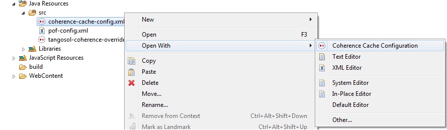 Coherence Cache Configuration