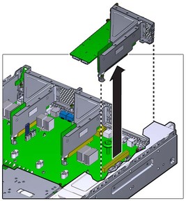 image:The illustration shows removing the riser.
