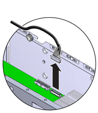 image:The illustration shows removing the LED board assembly screws.