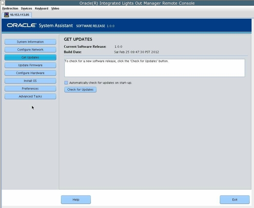image:This figure shows the Get Updates window in OSA.