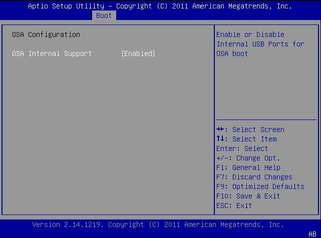 image:This figure shows the window on which you can enable or disable OSA.