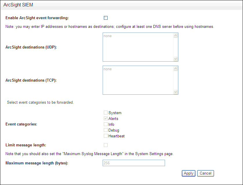 ArcSight SIEMの構成 ArcSight SIEMの構成