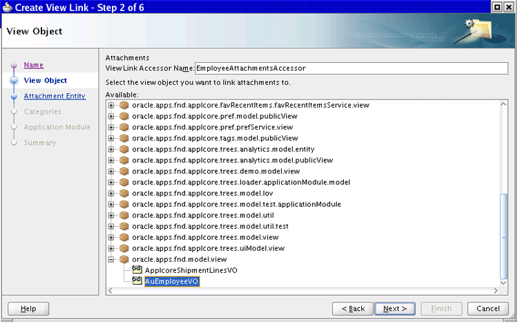 Create Attachment View Link - Step 2