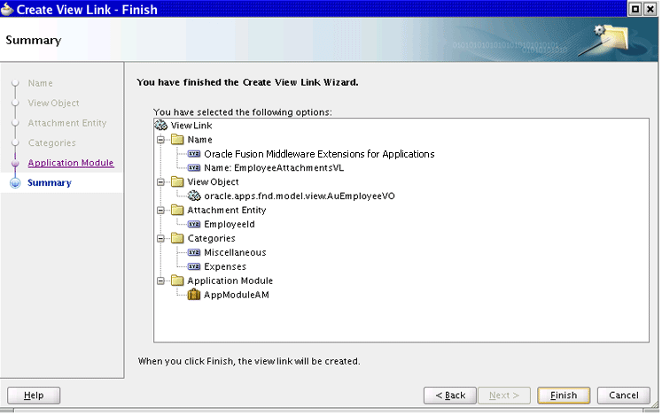 Create Attachment View Link — Summary (Step 6)