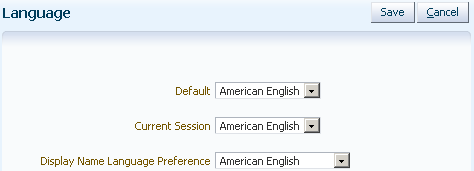 Setting the Language Option