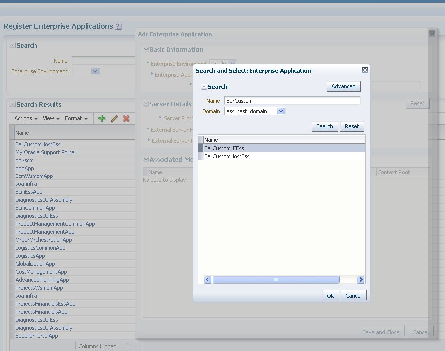 Select the relevant enterprise application