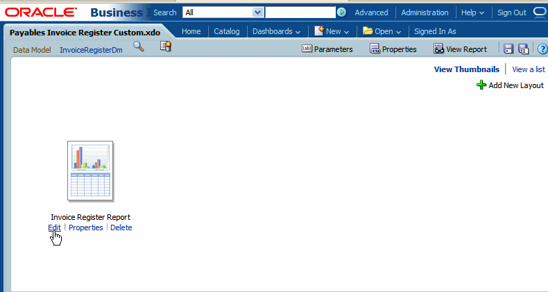 Download template file
