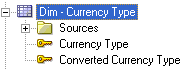 This screen shot is an example of Currency Type in the logical layer.
