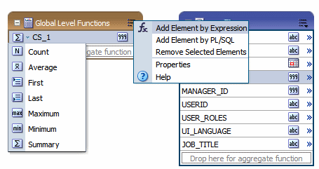 Add Element by Expression