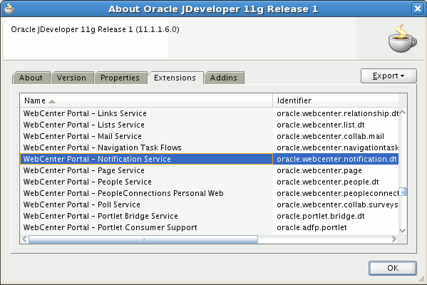 JDeveloper Extensions