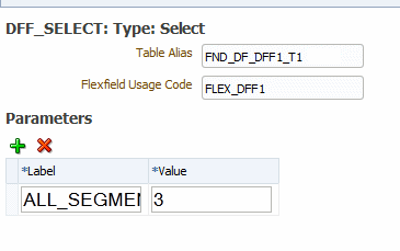 Descriptive flexfield details