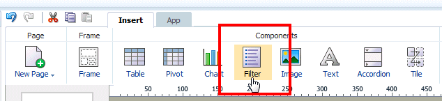 Selecting filter