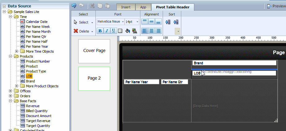 Stacking multiple rows to pivot table