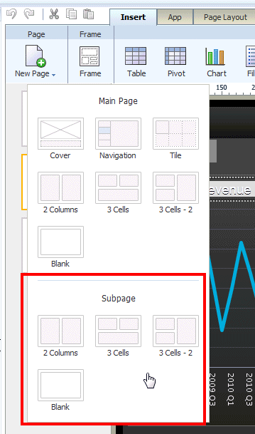 Inserting a subpage