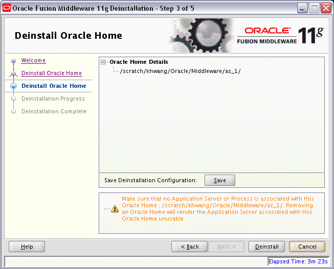 Please run the command oracle deinstall ошибка