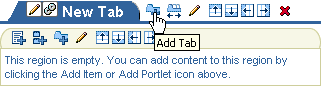 Adding a tab at the same level of a previous tab