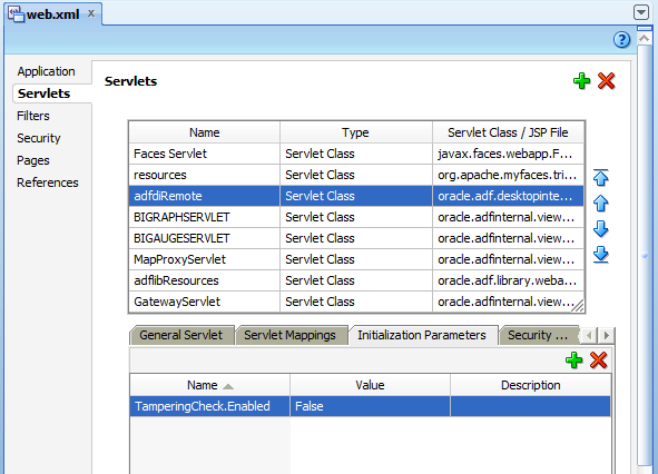 Shows how to disable the metadata tamper-check in JDev