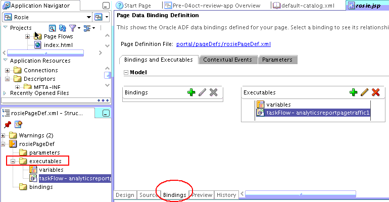 Input Parameters for Analytics Task Flows