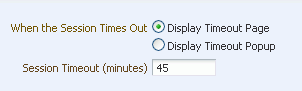 Setting a Session Timeout