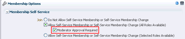 Specifying Membership Request Approval Requirements