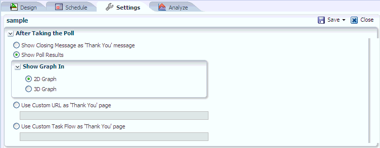 Polls Manager - Settings