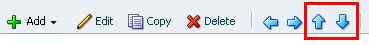 Up and Down icons in the Edit dialog