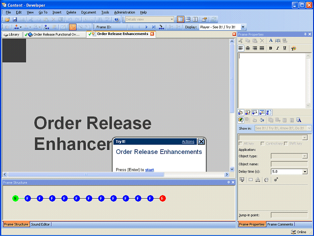 Screen image of this step