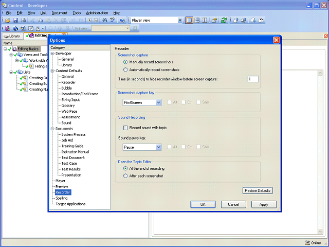 Screen image of this step