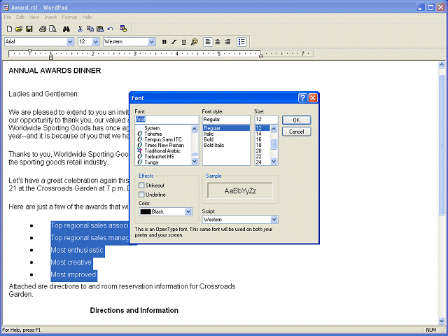 Screen image of this step