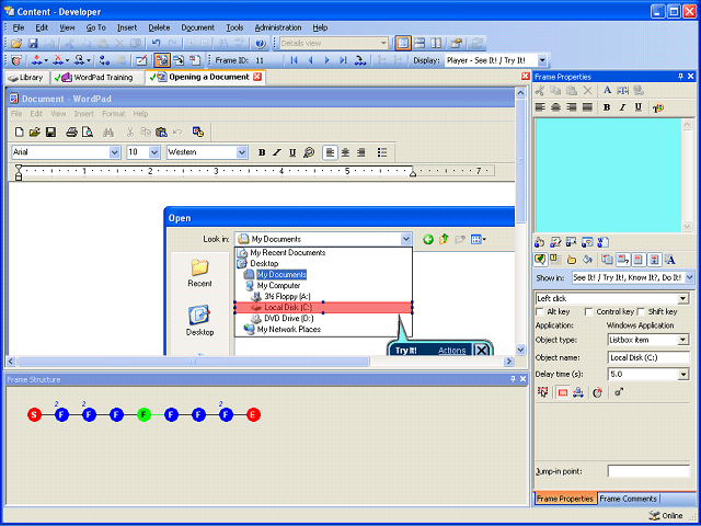 Screen image of this step