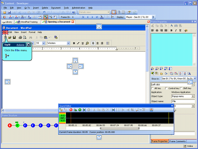 Screen image of this step