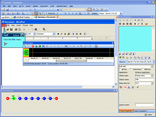 Screen image of this step