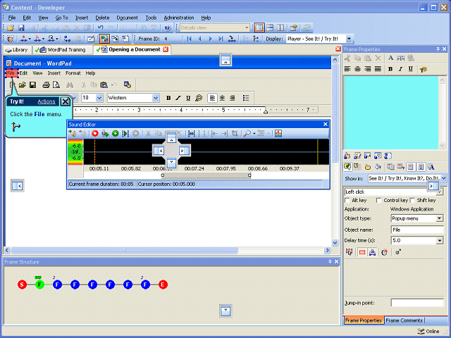 Screen image of this step