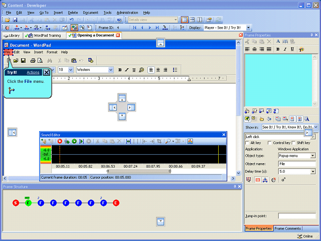 Screen image of this step