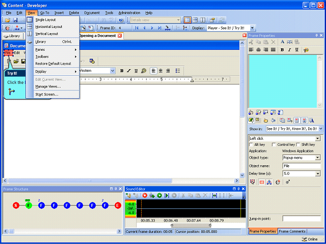 Screen image of this step