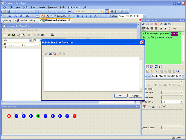 Screen image of this step