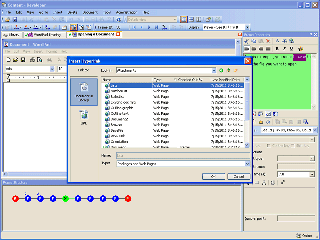 Screen image of this step