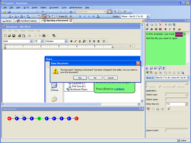 Screen image of this step