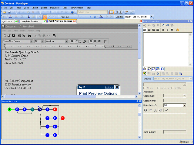 Screen image of this step