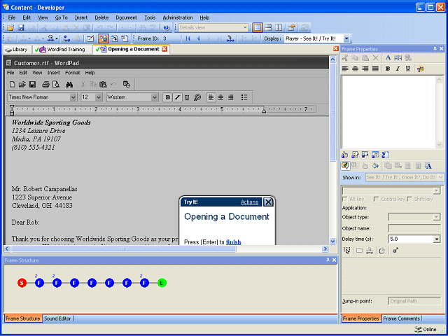 Screen image of this step