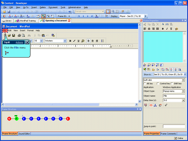 Screen image of this step