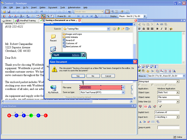 Screen image of this step