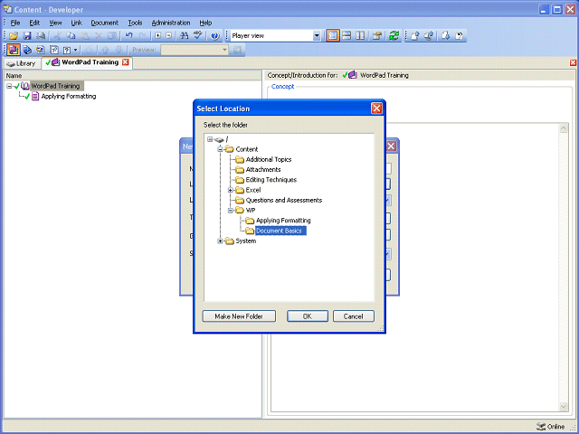 Screen image of this step