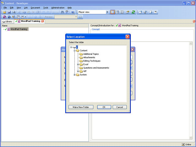 Screen image of this step