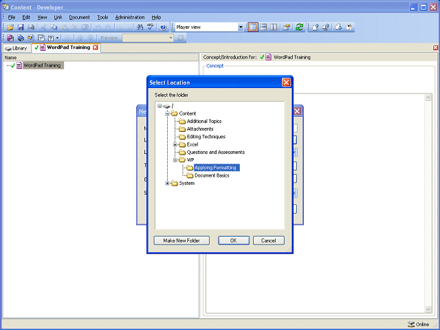 Screen image of this step